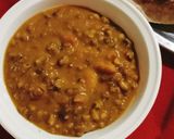 A picture of step 6 of Dal makhani.