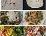 A picture of step 5 of Peas Capsicum Paratha.