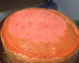 A picture of step 6 of Strawberry cake.