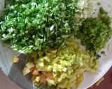 हरियाली पाव भाजी (Hariyali pav bhaji recipe in hindi) रेसिपी चरण 3 फोटो