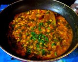 A picture of step 6 of Dal-Palak.