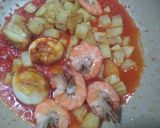 Foto langkah ke 2 dari resep Balado Kentang Udang Telur.