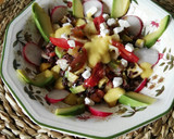Foto del paso 12 de la receta: Ensalada de arroz venere con vinagreta de mango
