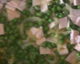 Foto del paso 6 de la receta: Tortilla de guisantes con pechuga de pavo