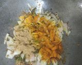 A picture of step 3 of Sweet and sour  Tomatoes and onion sabzi.