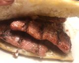 Foto del paso 3 de la receta Focaccia con longanizas a la brasa y allioli