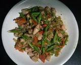 Foto langkah ke 10 dari resep Tumis Buncis Cumi asin.