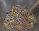 A picture of step 6 of Joe's steak and potato Chili.