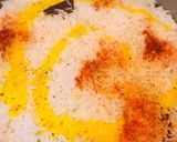 A picture of step 5 of Chicken biryani.