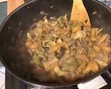 Une image de l'étape 12 de Ciocches multicolores en gratin aux champignons et fromage de chèvre.
