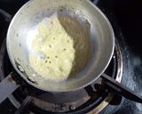 A picture of step 1 of Besan sheera.