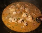 Foto del paso 21 de la receta Wok de arroz cremoso con pollo,en salsa de pate y pimientos