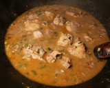 Foto del paso 21 de la receta: Wok de arroz cremoso con pollo,en salsa de pate y pimientos