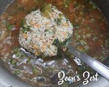 A picture of step 3 of Vegetable and Leafy Greens Khichdi.