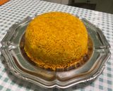 Une image de l'étape 12 de Dôme de riz à la tomate, gingembre, ail et curcuma.