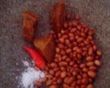 A picture of step 1 of Rujak (Indonesian Fruit Salad with peanut sauce).