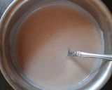 A picture of step 1 of Eggless Barley Pancake.