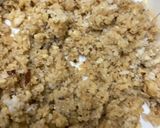 A picture of step 2 of Kambu flour pidi kolukattai/ pearl millet.