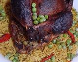 صورة لخطوة 15 من وصفة دجاج مشوي محشي بالارز 🍗🍗