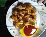 A picture of step 9 of Butter Fly chicken bites.