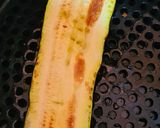 A picture of step 1 of Zucchini Boats Stuffed with Chicken in Air Fryer.