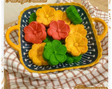 Foto langkah ke 5 dari resep Putu Ayu Rainbow non Santan.