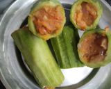 A picture of step 5 of Stuffed Ridge gourd.