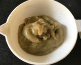 Foto langkah ke 10 dari resep Mpasi 6month tepung kacang hijau organik mix kurma with ub.