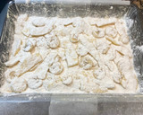 Foto del paso 5 de la receta: Pastel de plátano y manzana sin amasar