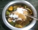 A picture of step 4 of Mango pickle.