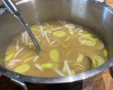 A picture of step 6 of Miso soup made with Fish head.