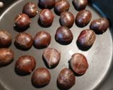 A picture of step 1 of Roasted Chestnuts, oven.