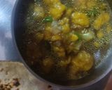 A picture of step 3 of Manchurian.