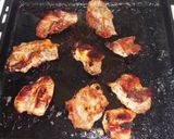 Pas rețetă Carne de porc la cuptor cu sos de soia + garnitură de pilaf 3 fotografie