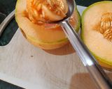 A picture of step 2 of Melon Coolers sago't drink.