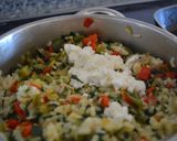 Foto del paso 7 de la receta Arroz cremoso con verduras y mozzarella