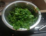 A picture of step 2 of Corn salad with roasted papad.
