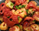 Gamberi e verdura prawns and vegetables recipe step 2 photo