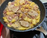 Foto del passaggio 4 della ricetta Filetto di maiale con mele e speck