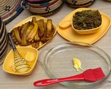 A picture of step 5 of Plantain pastelòn.