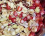 A picture of step 3 of Fruit Chaat 🍏🍋🍌🍓.