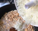 A picture of step 2 of Lebanese Fried Kibbeh.