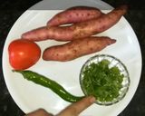શક્કરિયા નું શાક (Shakkariya Shak Recipe In Gujarati) રેસીપી સ્ટેપ1ફોટો