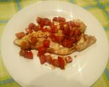 Foto del paso 3 de la receta Lubina con vinagreta de tomate