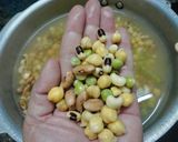 A picture of step 1 of Mixed Beans Masala.