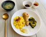 Hình bước làm 4 của món Cơm gà hải nam - ăn dặm