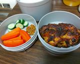 Foto langkah ke 8 dari resep Ayam bakar madu pedas manis.