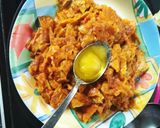 A picture of step 4 of Spicy watery khakhra.
