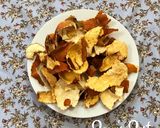 A picture of step 2 of Sun Dried Orange Peels.