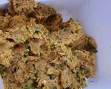 A picture of step 7 of Seekh kabab.